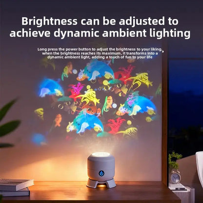 Lavisa - Dynamic Rotating LED Projection Lamp