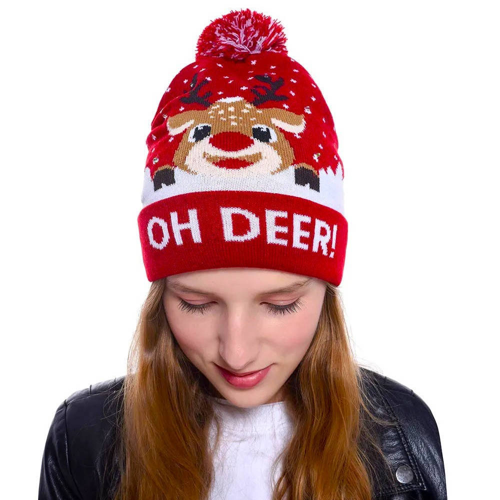 Lavisa - Light Up LED Christmas Knit Hat