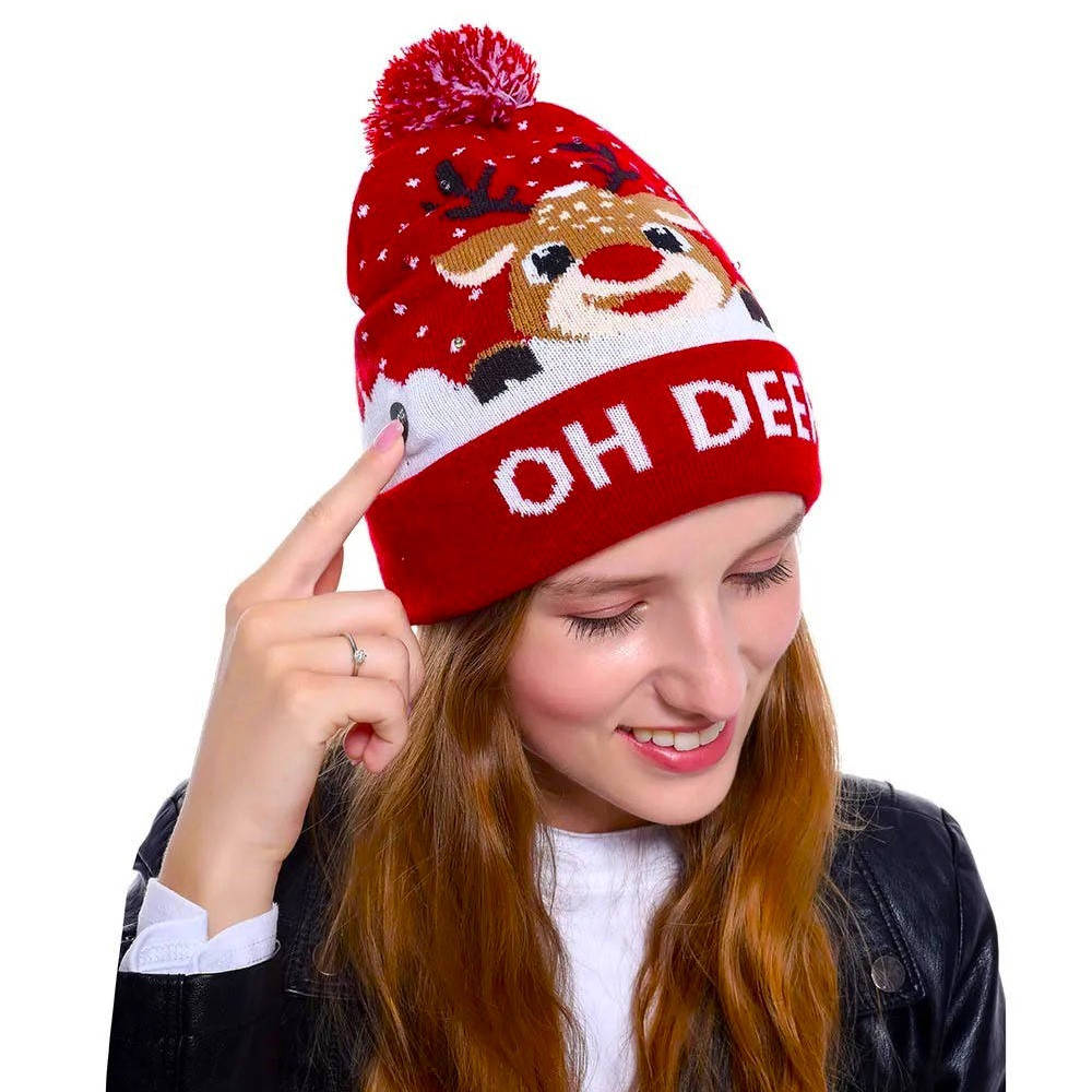 Lavisa - Light Up LED Christmas Knit Hat