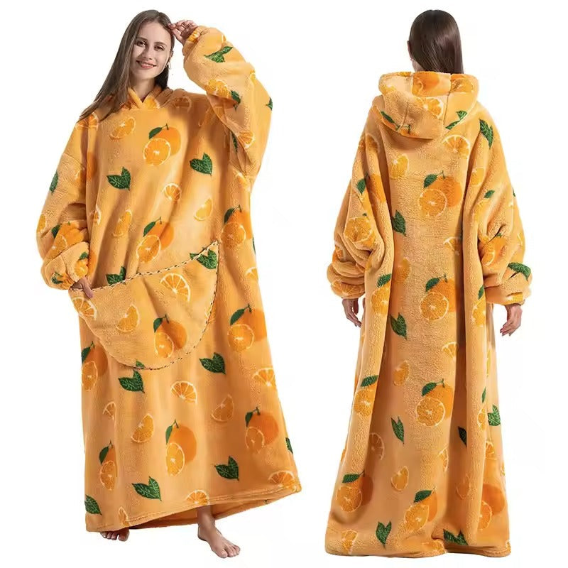 Lavisa - Oversized Wearable Blanket Hoodie with Double Layer Fleece and Sherpa