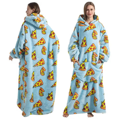 Lavisa - Oversized Wearable Blanket Hoodie with Double Layer Fleece and Sherpa
