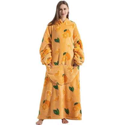 Lavisa - Oversized Wearable Blanket Hoodie with Double Layer Fleece and Sherpa