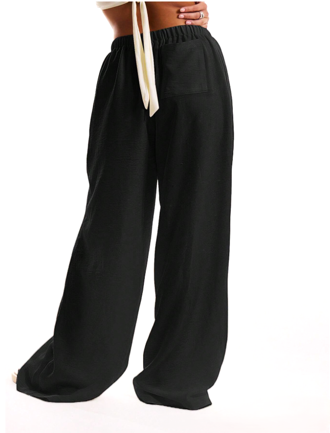 Lavisa - Solara Wide Leg Linen Trousers