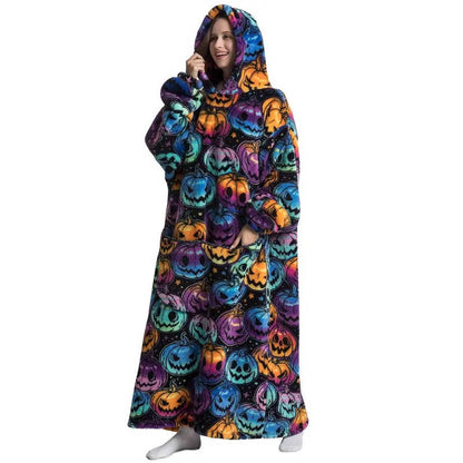 Lavisa - Oversized Wearable Blanket Hoodie with Double Layer Fleece and Sherpa