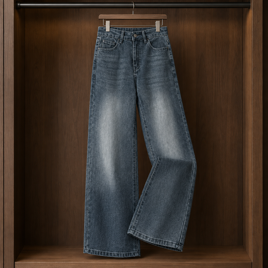 Lavisa - Women's Alma Mid-Rise Wide-Leg Jeans