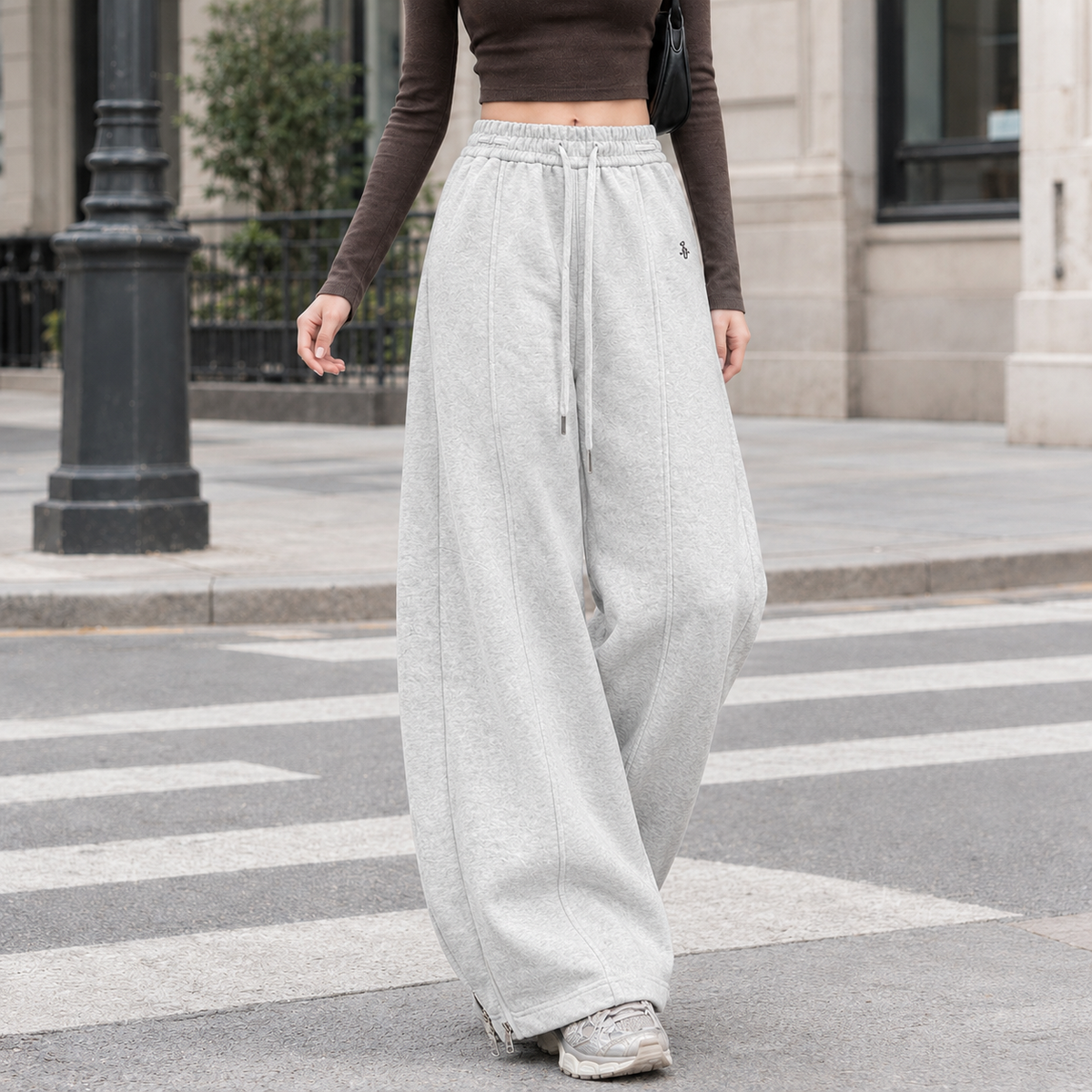 Lavisa - Stella-Skye High-Waisted Wide-Leg Casual Pants