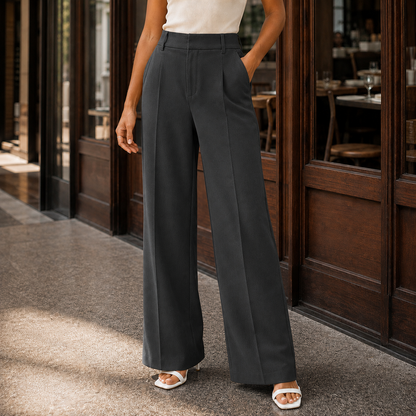 Lavisa - Rosalie-Faye High-Waisted Wide-Leg Tailored Pants