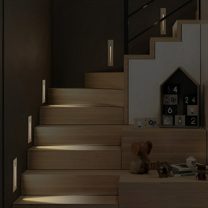 Lavisa - Indoor Minimalist Motion Sensor LED Recessed Stairway Wall Light