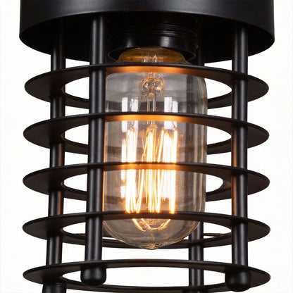 Lavisa - Industrial Metal Cage Pendant Light