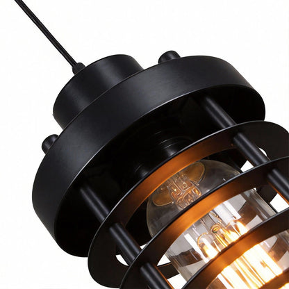 Lavisa - Industrial Metal Cage Pendant Light