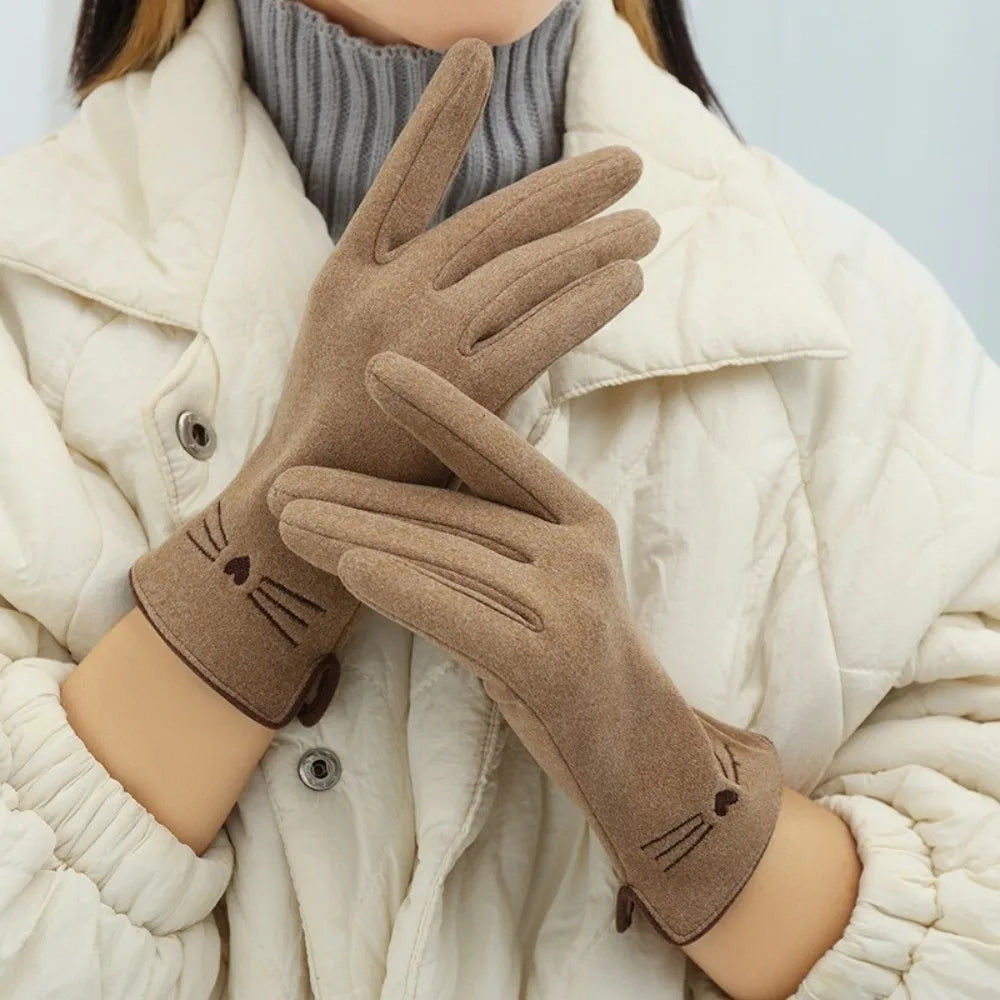 Lavisa - Cat Touchscreen Winter Gloves