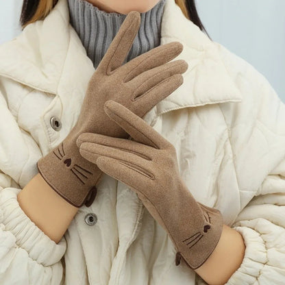 Lavisa - Cat Touchscreen Winter Gloves