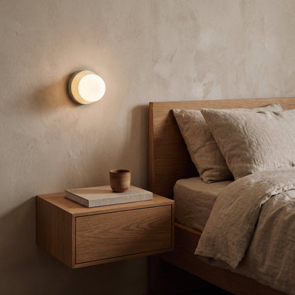 Lavisa - Opal Glass Globe Wall Sconce