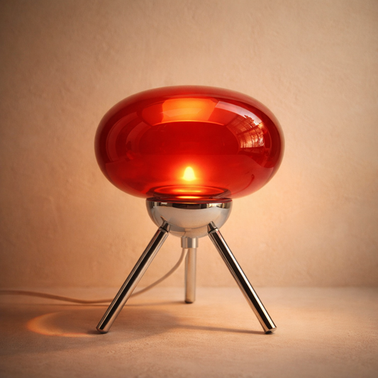 Lavisa - Ruby Glass Table Lamp