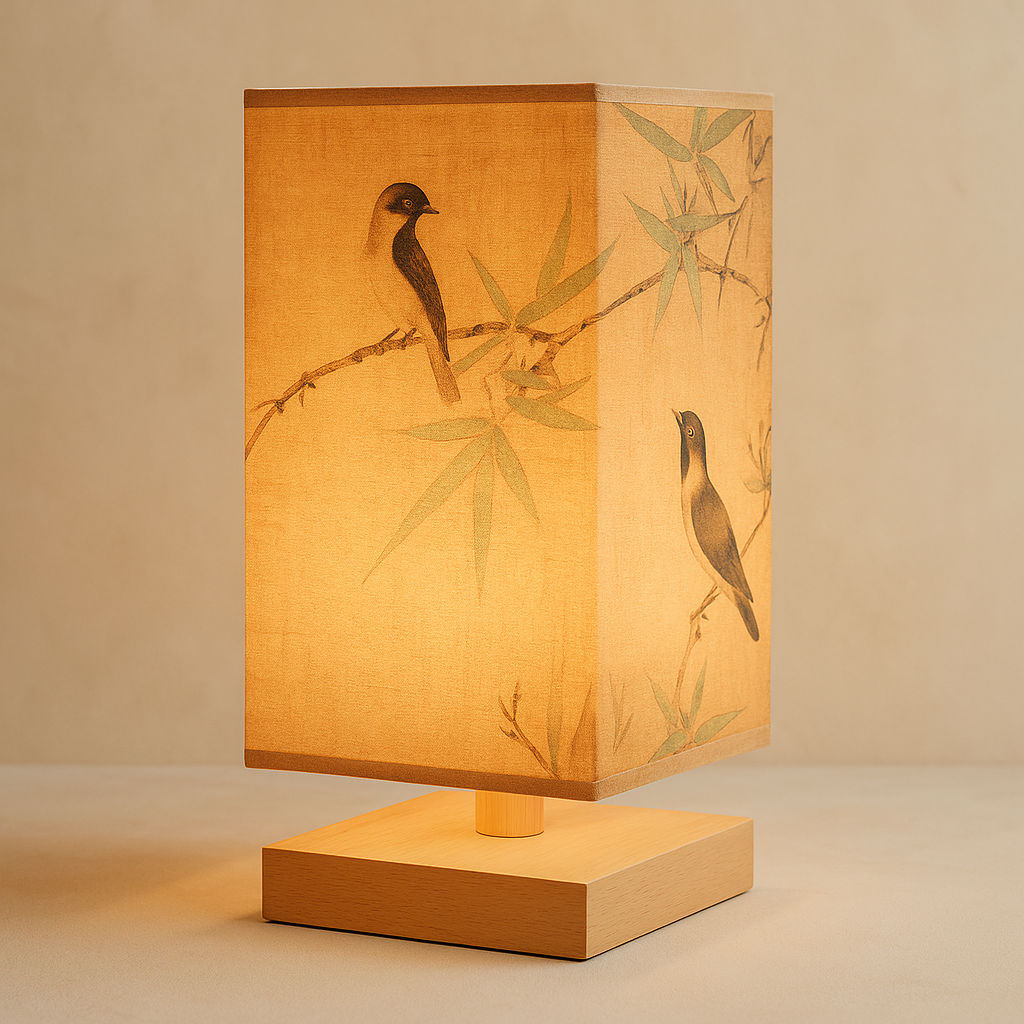 Lavisa - Scroll Linen Table Lamp