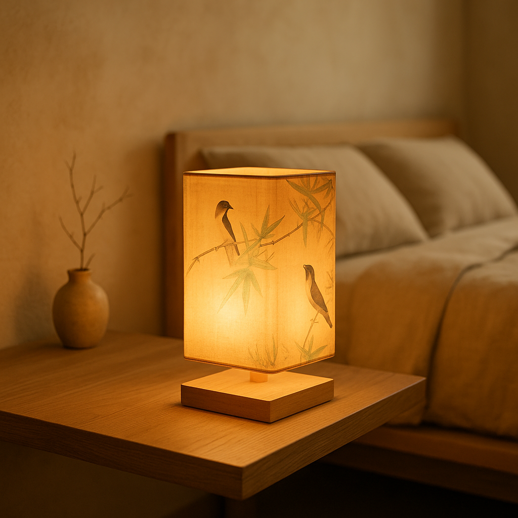 Lavisa - Scroll Linen Table Lamp