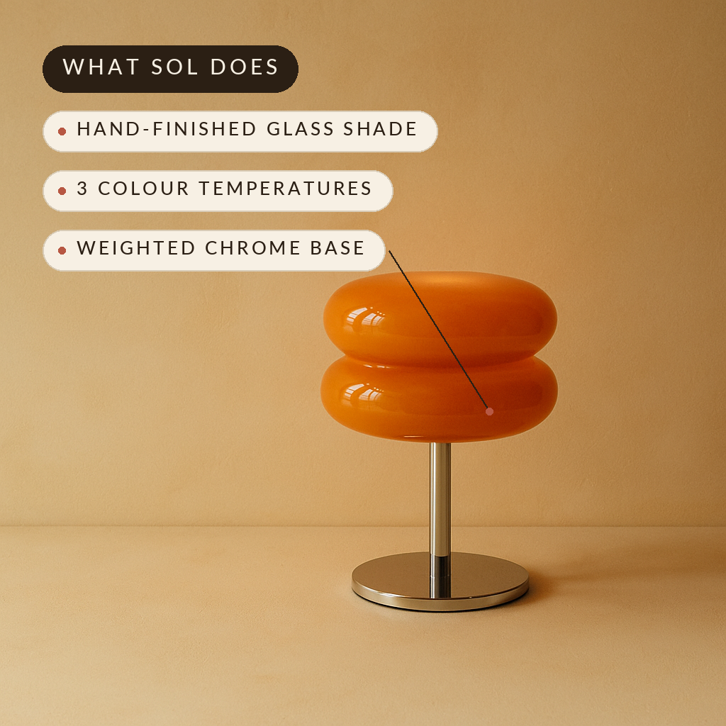 Lavisa - Sol Glass Table Lamp