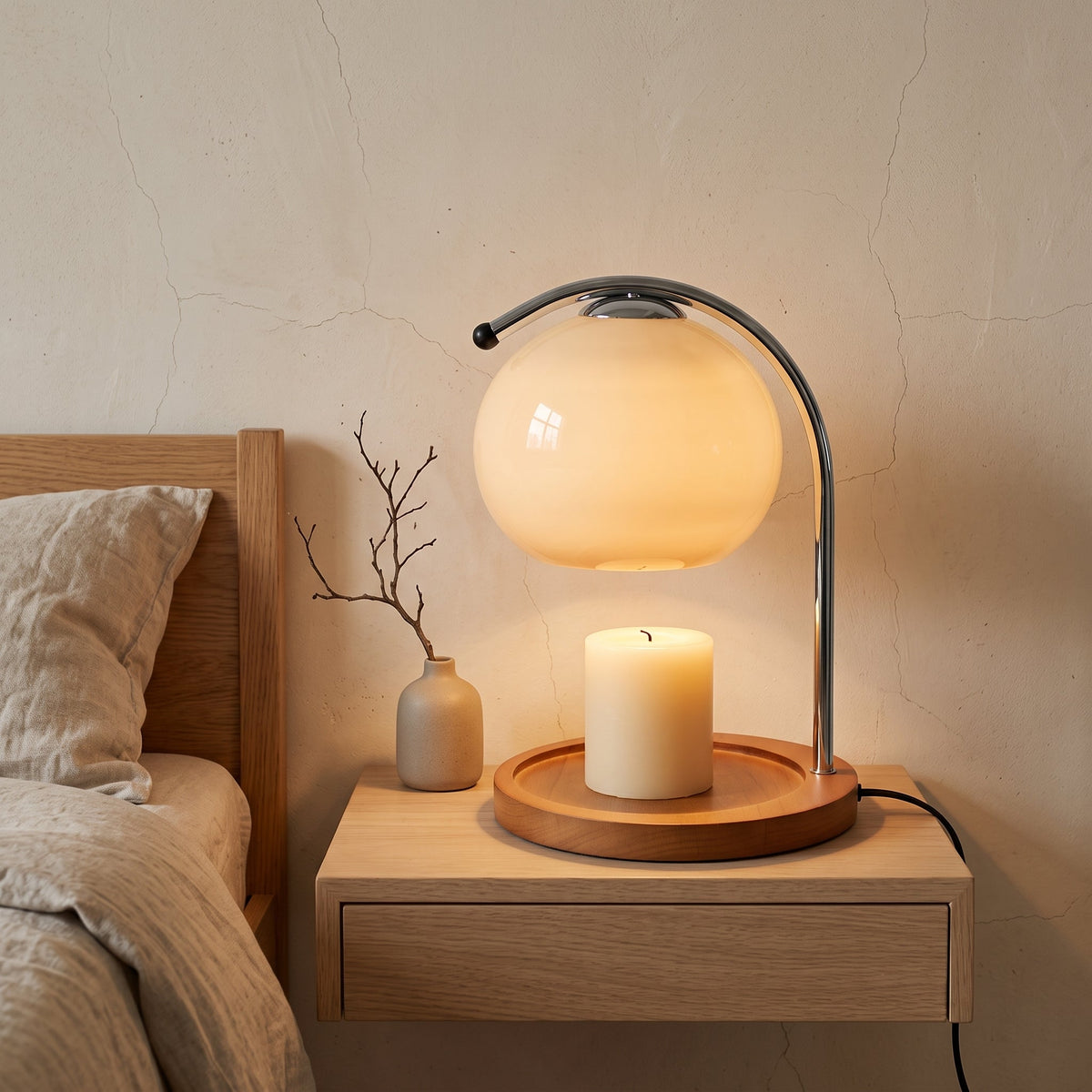Lavisa - Wick Candle Warmer Lamp