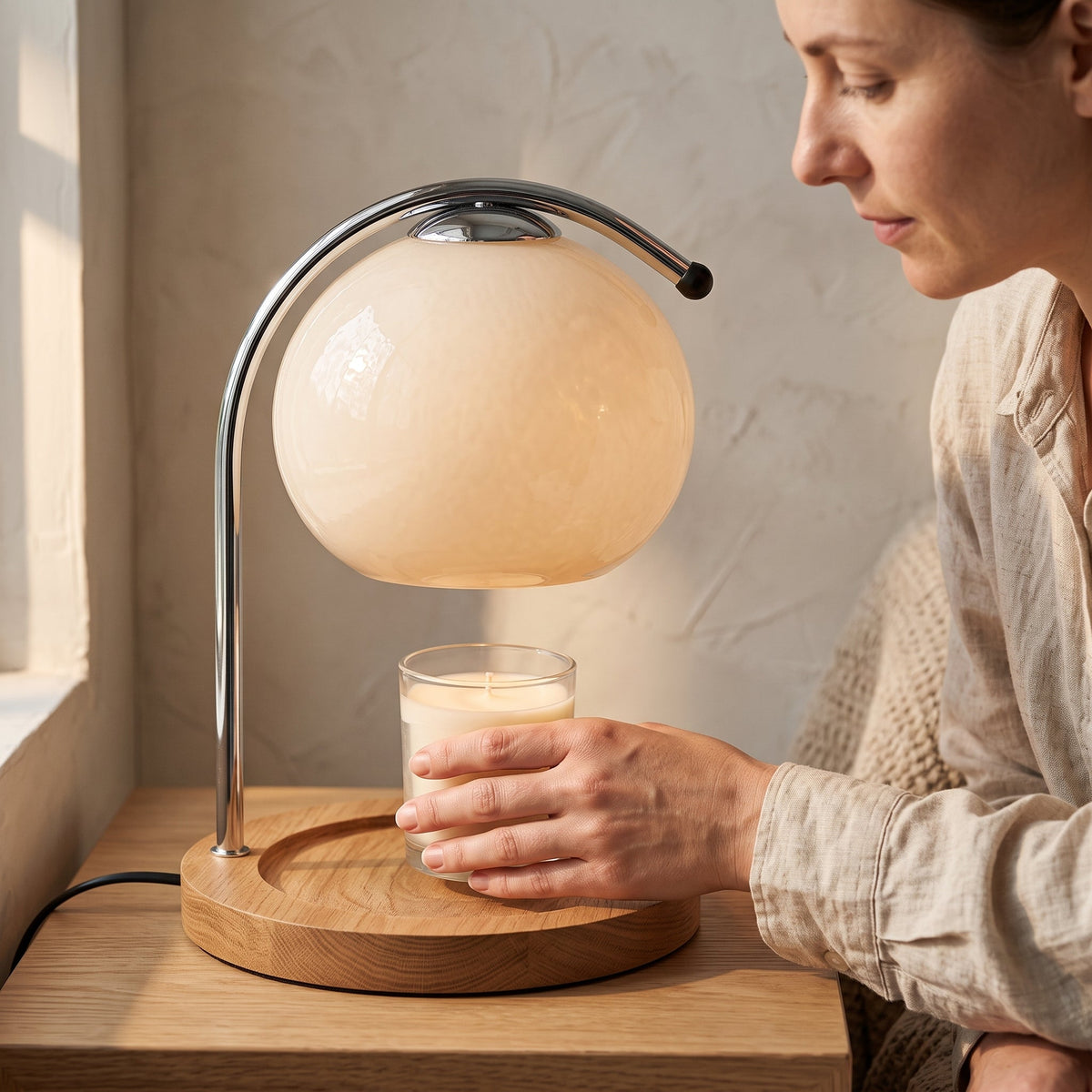 Lavisa - Wick Candle Warmer Lamp