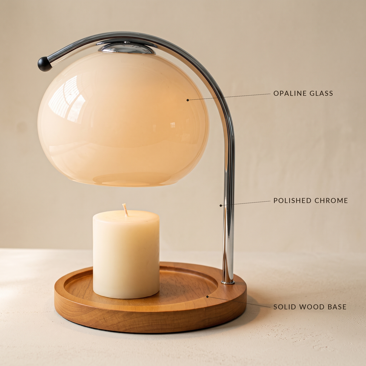 Lavisa - Wick Candle Warmer Lamp