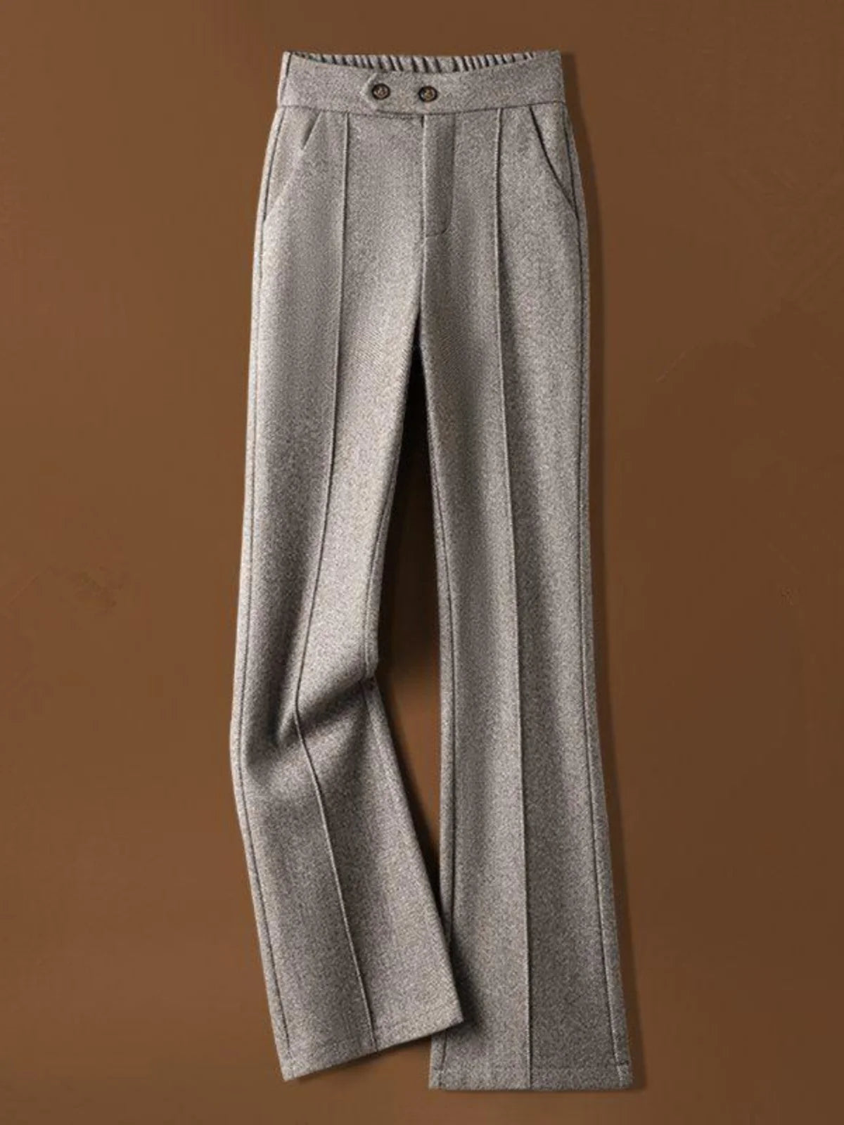 Lavisa - Arden Wool Blend Flare Trousers