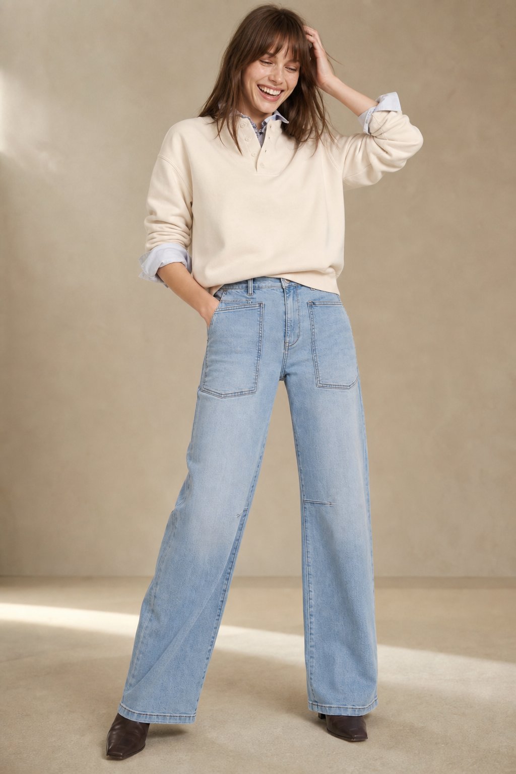 Lavisa - Camden Structured Barrel Leg Jeans