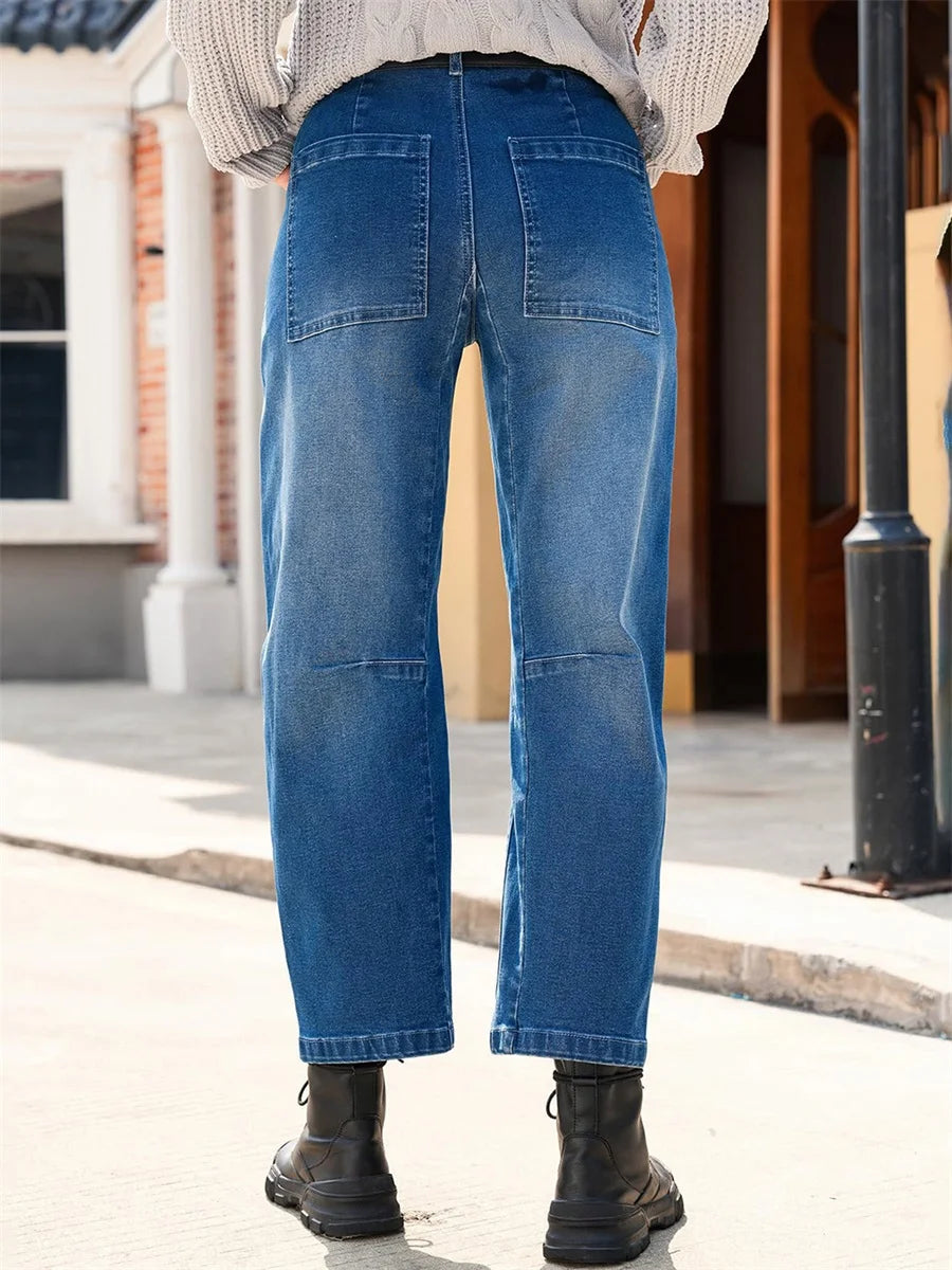 Lavisa - Camden Structured Barrel Leg Jeans