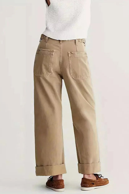 Lavisa - Candace High Waist Wide Leg Jeans
