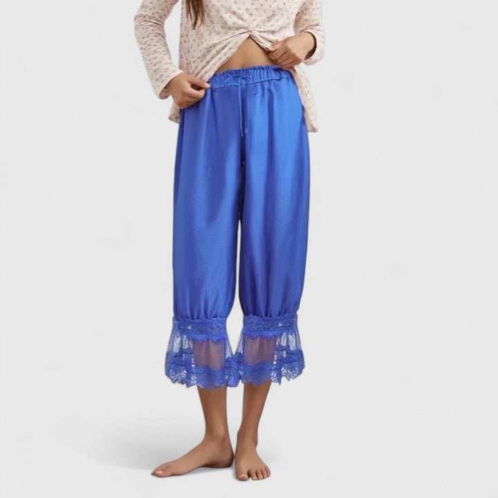 Lavisa - Comfortable Patchwork Wide Leg Trousers for Women