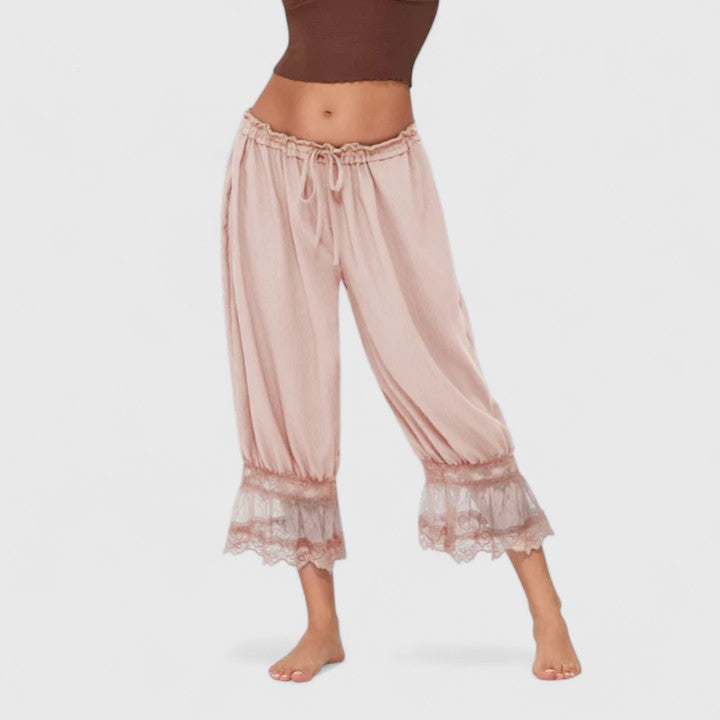 Lavisa - Comfortable Patchwork Wide Leg Trousers for Women