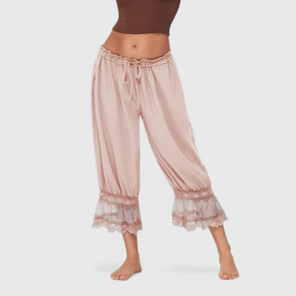 Lavisa - Comfortable Patchwork Wide Leg Trousers for Women