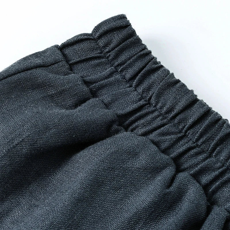 Lavisa - Cropped Wide Leg Linen Pants