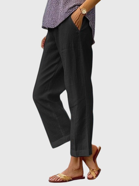 Lavisa - Elegant Women's Tailored Pants - Sophisticated Trousers