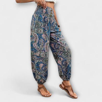 Lavisa - Ethnic Pattern Graphic Print Pants