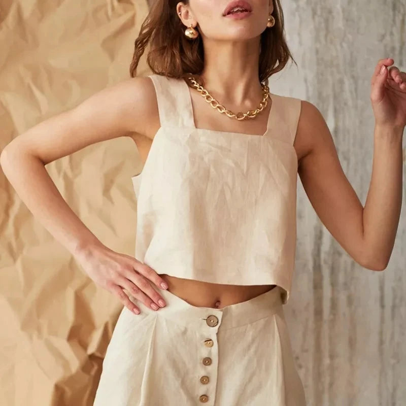 Lavisa - Everyday Cotton Wide-Leg Pants