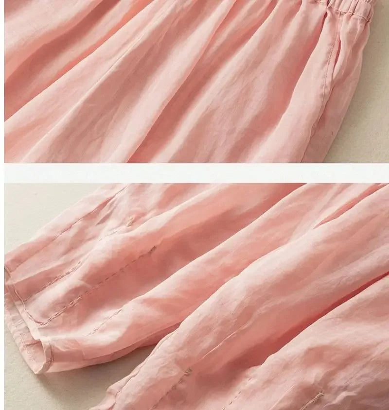 Lavisa - Fleurine Lightweight Linen Pants