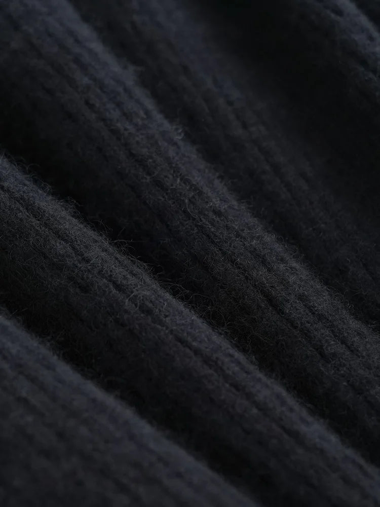 Lavisa - High Waisted Knitted Wide Leg Pants