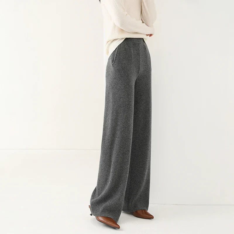 Lavisa - High Waisted Merino Knit Lounge Pants