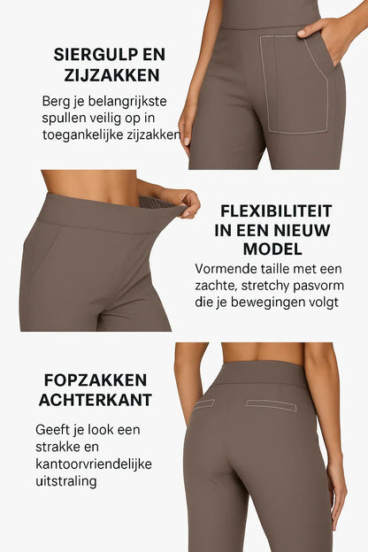 Lavisa - High-Waisted Wide-Leg Pants