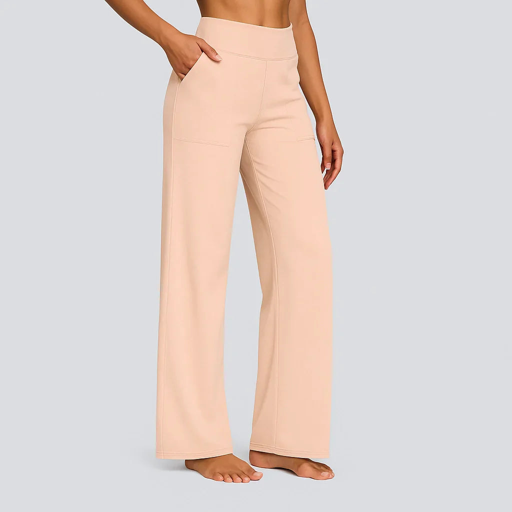 Lavisa - High-Waisted Wide-Leg Pants