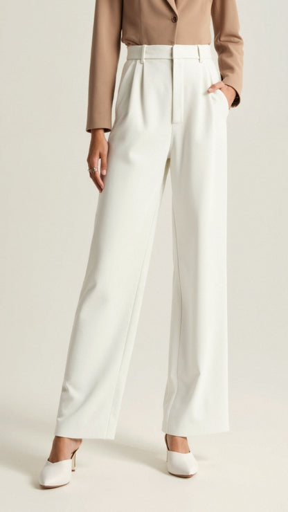 Lavisa - High Waisted Wide Leg Spring Pants
