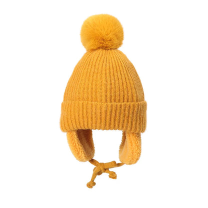 Lavisa - Kids Knit Beanie Winter Hat with Earflaps