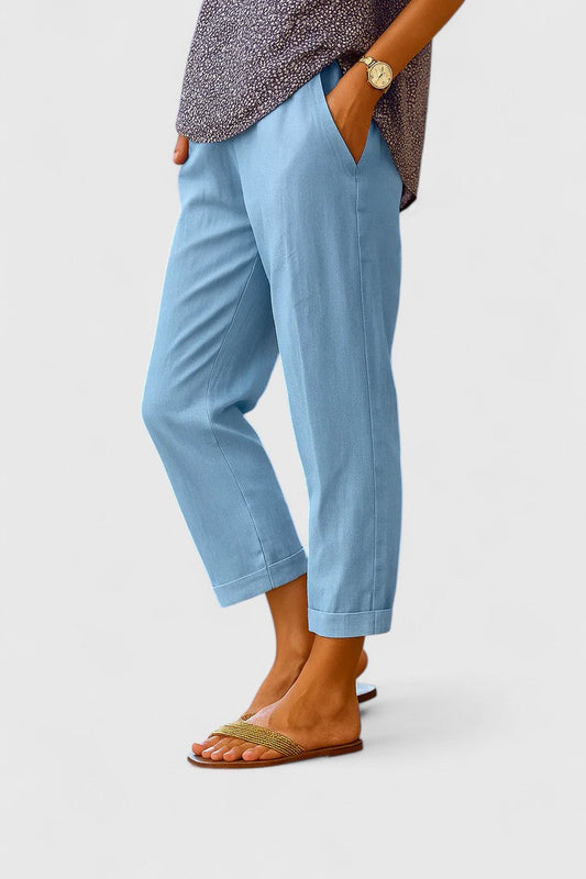 Lavisa - Lightweight Breathable Straight-Leg Pants