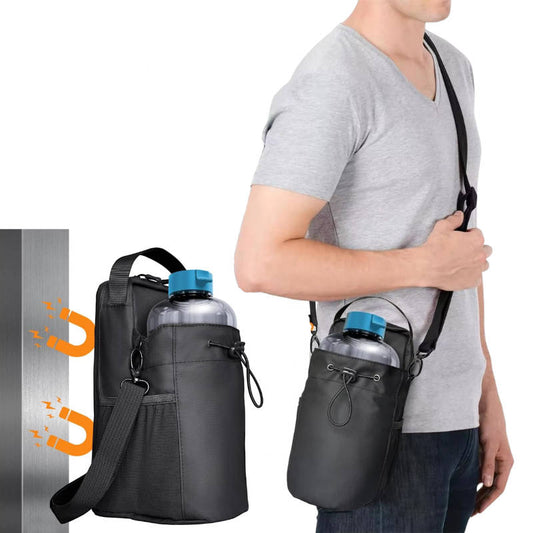Magnetic Crossbody Gym Bag - Front View | Lavisa