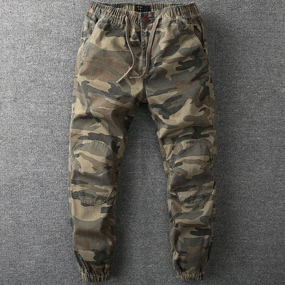 Lavisa - Mens Camouflage Drawstring Jogger Pants