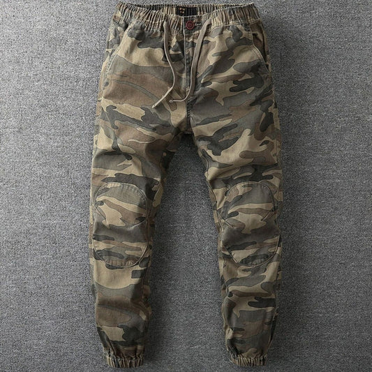 Lavisa - Mens Camouflage Drawstring Jogger Pants