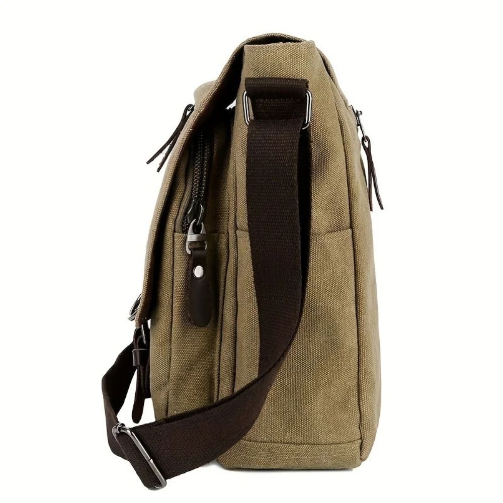 Lavisa - Men's Canvas Satchel Messenger Sling Bag