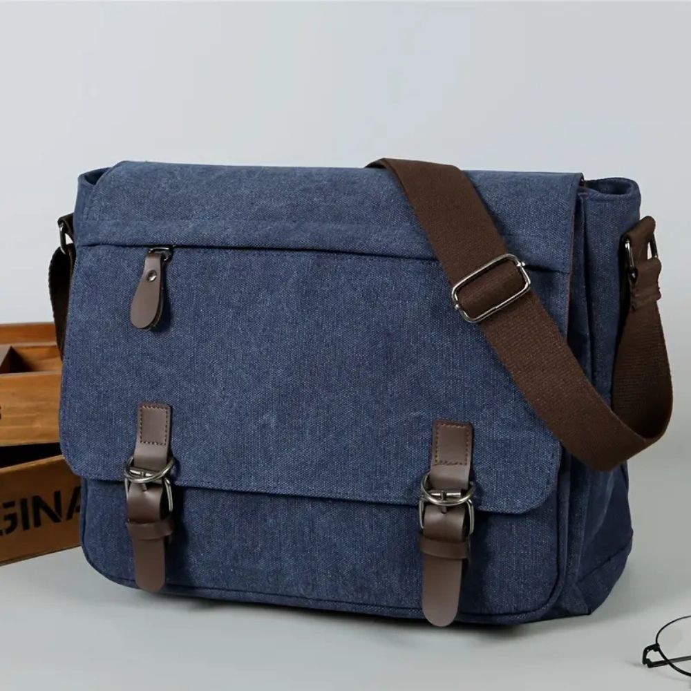 Lavisa - Men's Canvas Satchel Messenger Sling Bag