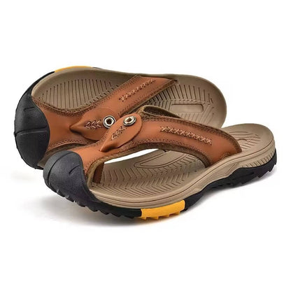 Men's Closed Toe Sport Sandals - Side Angle | Lavisa