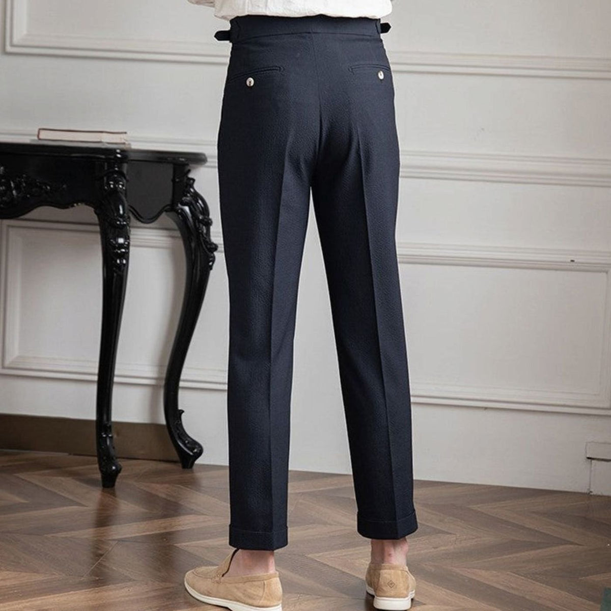 Lavisa - Men's Tailored Pleated Trousers